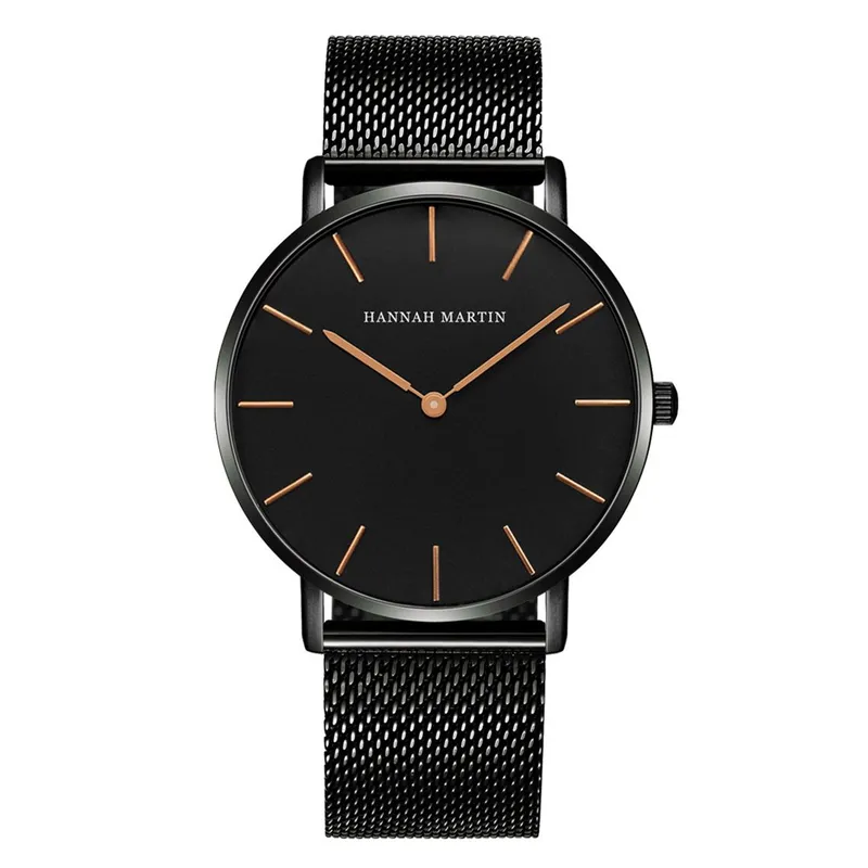 HANNAH MARTIN - RELOJ HANNAH MARTIN HM-CH36 ELEGANTE NEGRO PARA DIARIO