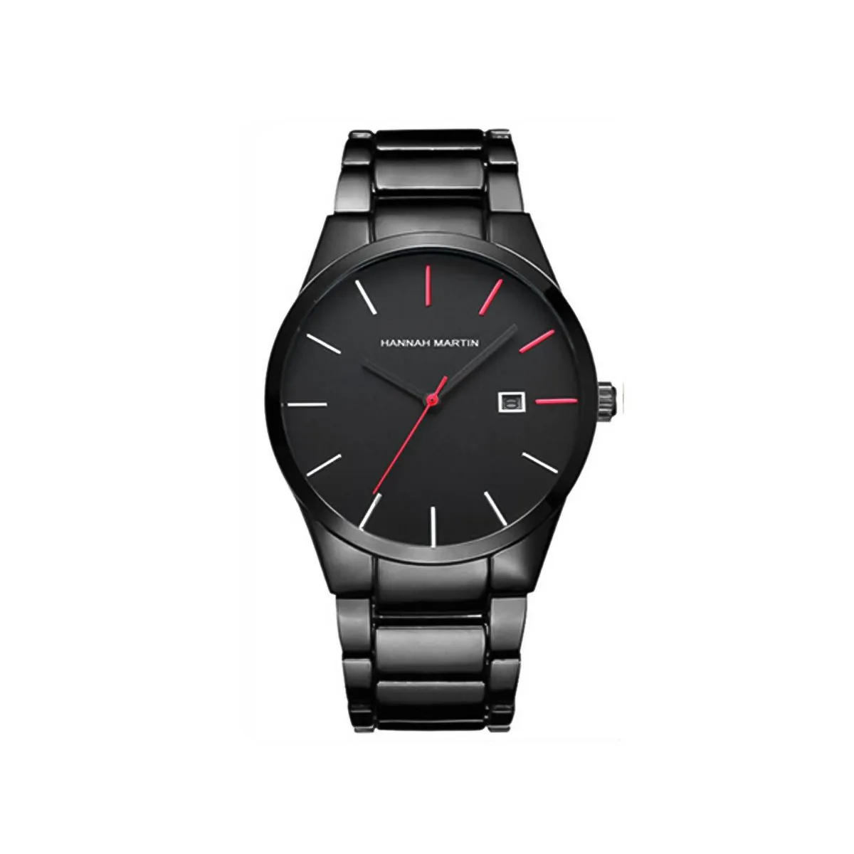 HANNAH MARTIN - RELOJ HANNAH MARTIN HM 1755 CUARZO NEGRO ELEGANTE