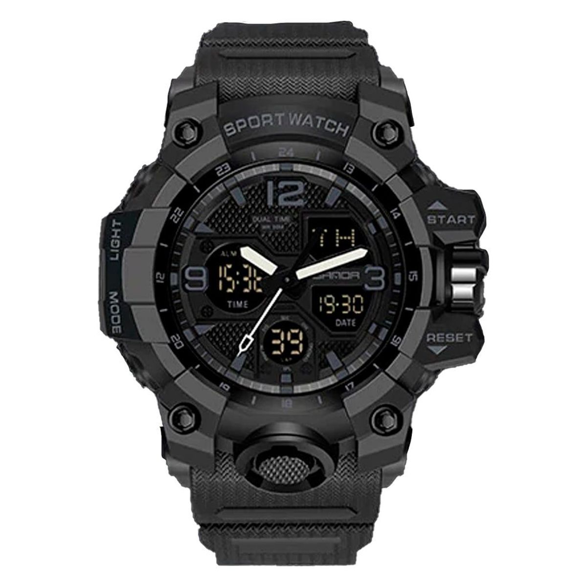SANDA - RELOJ HOMBRE SANDA VERANO GUERRERO NEGRO 6030
