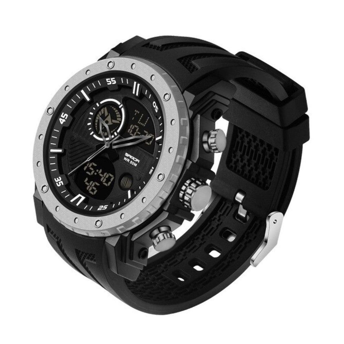 SANDA - RELOJ HOMBRE SANDAPLATA SAN-8