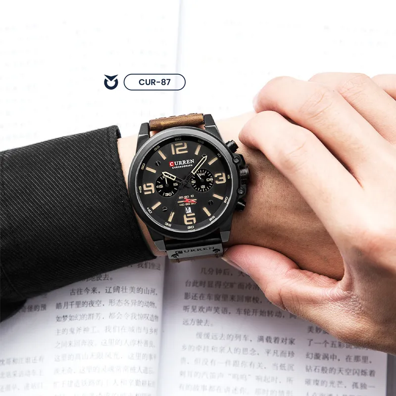 CURREN - RELOJ CURREN ORIGINAL NARANJA  CUR-87