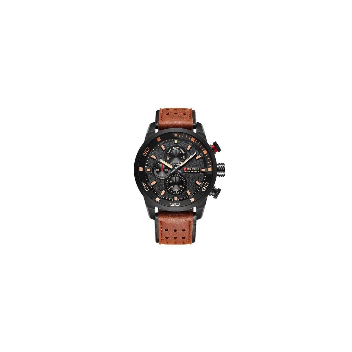 CURREN - RELOJ CURREN 8250 MARRON SUITE NEGRO