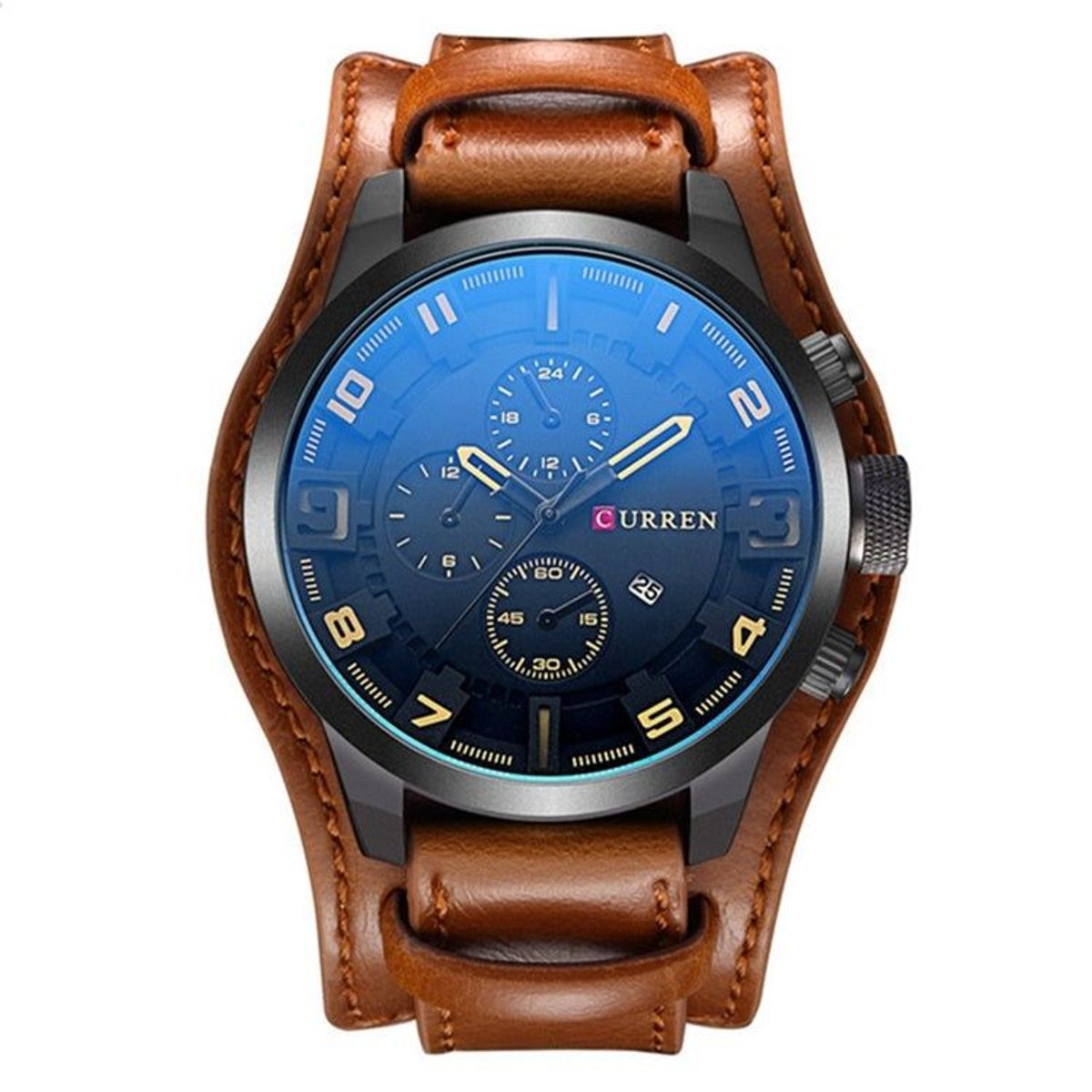 CURREN - RELOJ CURREN 8225 NEGRO MARRON FOCUS