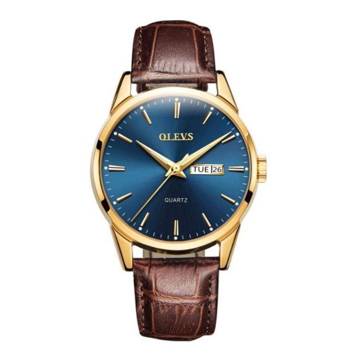 CLOCK PERU - RELOJ HOMBRE OLEVS MARR?N CASUAL 6898