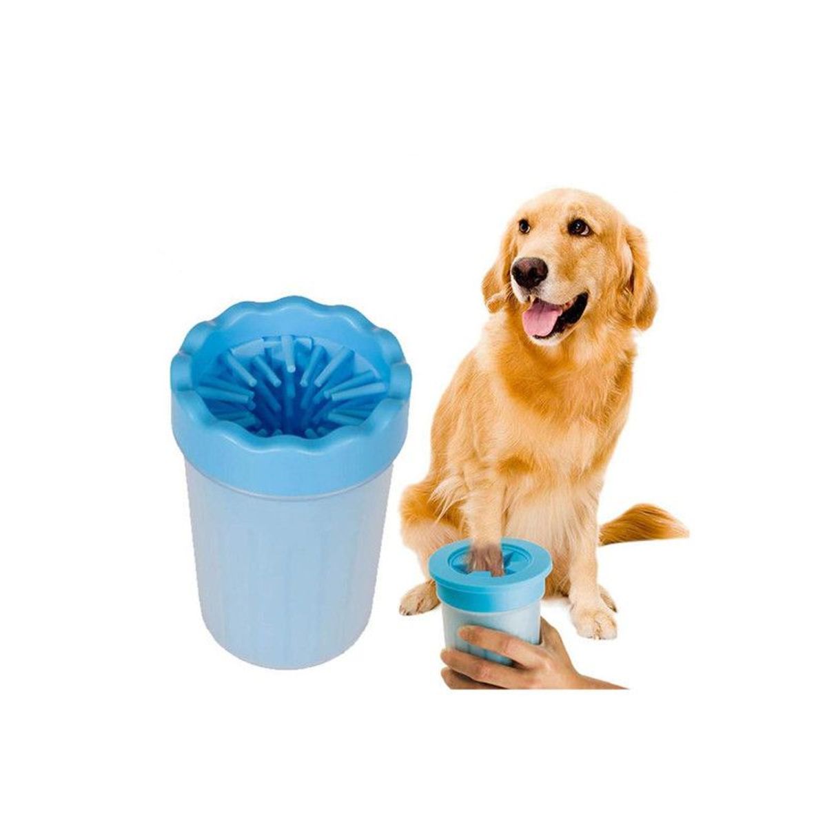 QUE PATAS PET SHOP - Limpiapatas para Mascotas Rosado Talla S