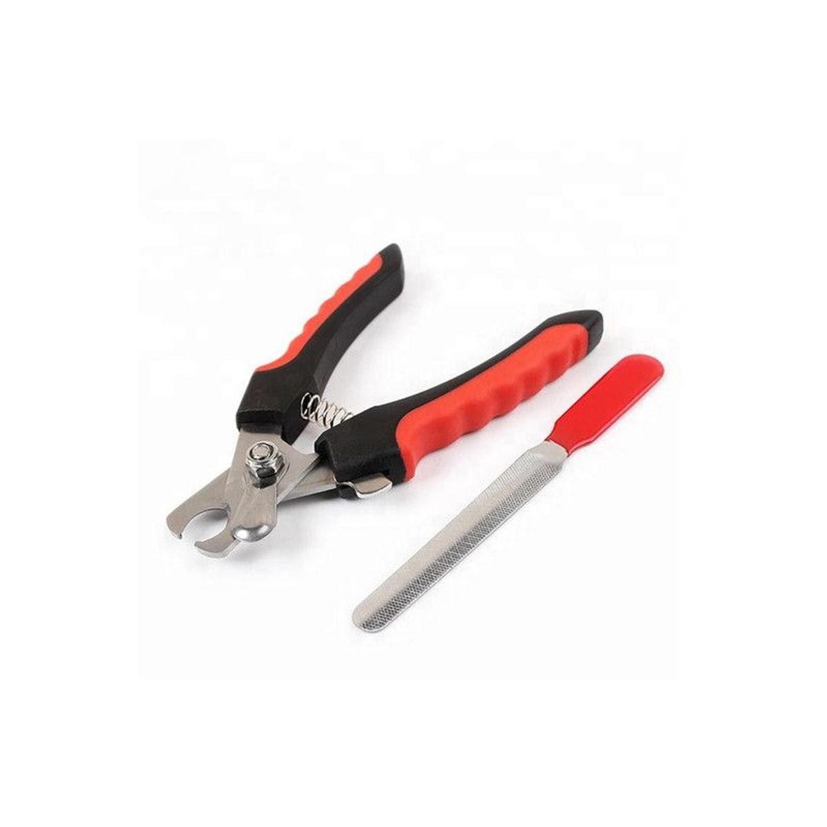 QUE PATAS PET SHOP - Cortauñas con Limador para Perros y Gatos Seguro Talla S