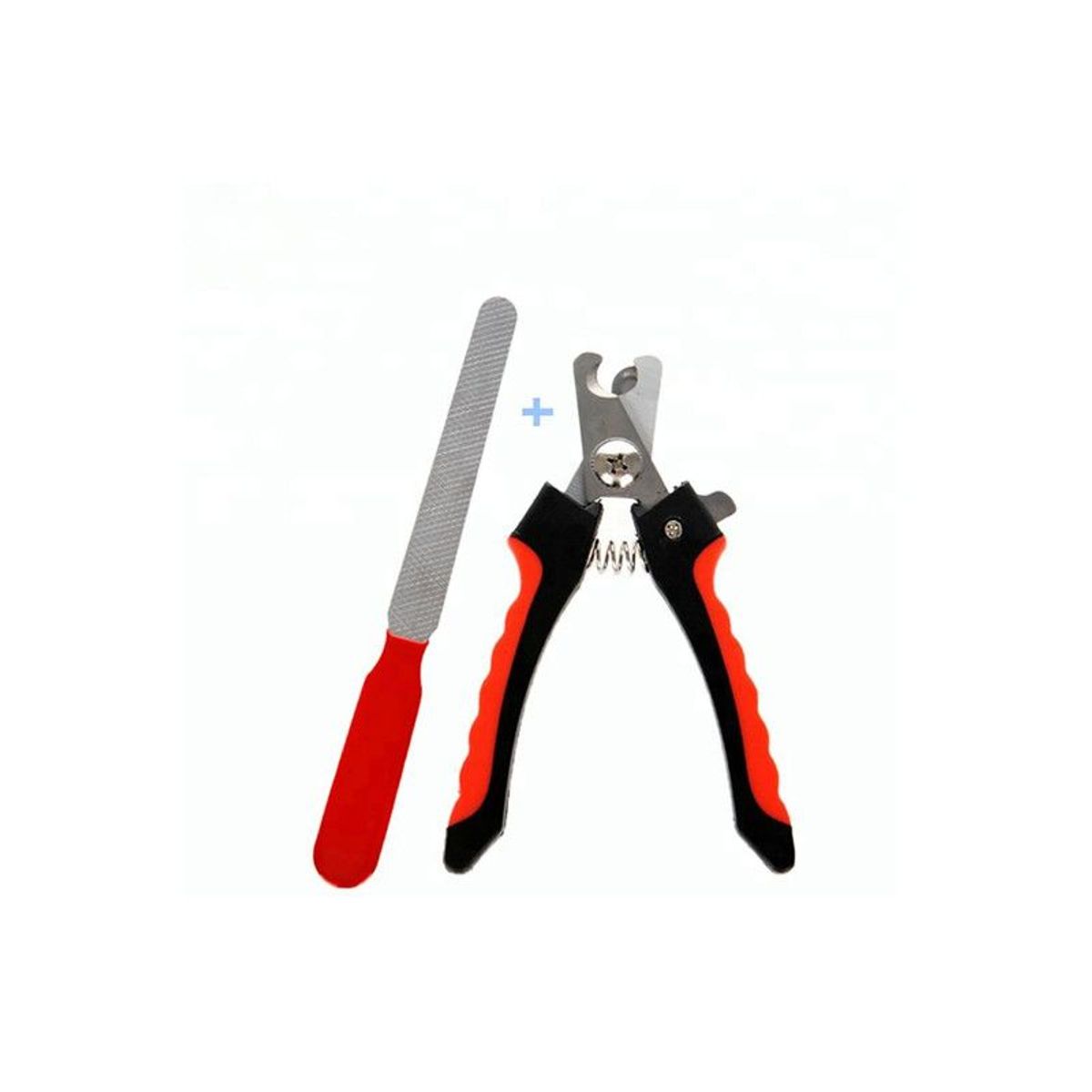 QUE PATAS PET SHOP - Cortauñas con Limador para Perros y Gatos Seguro Talla S