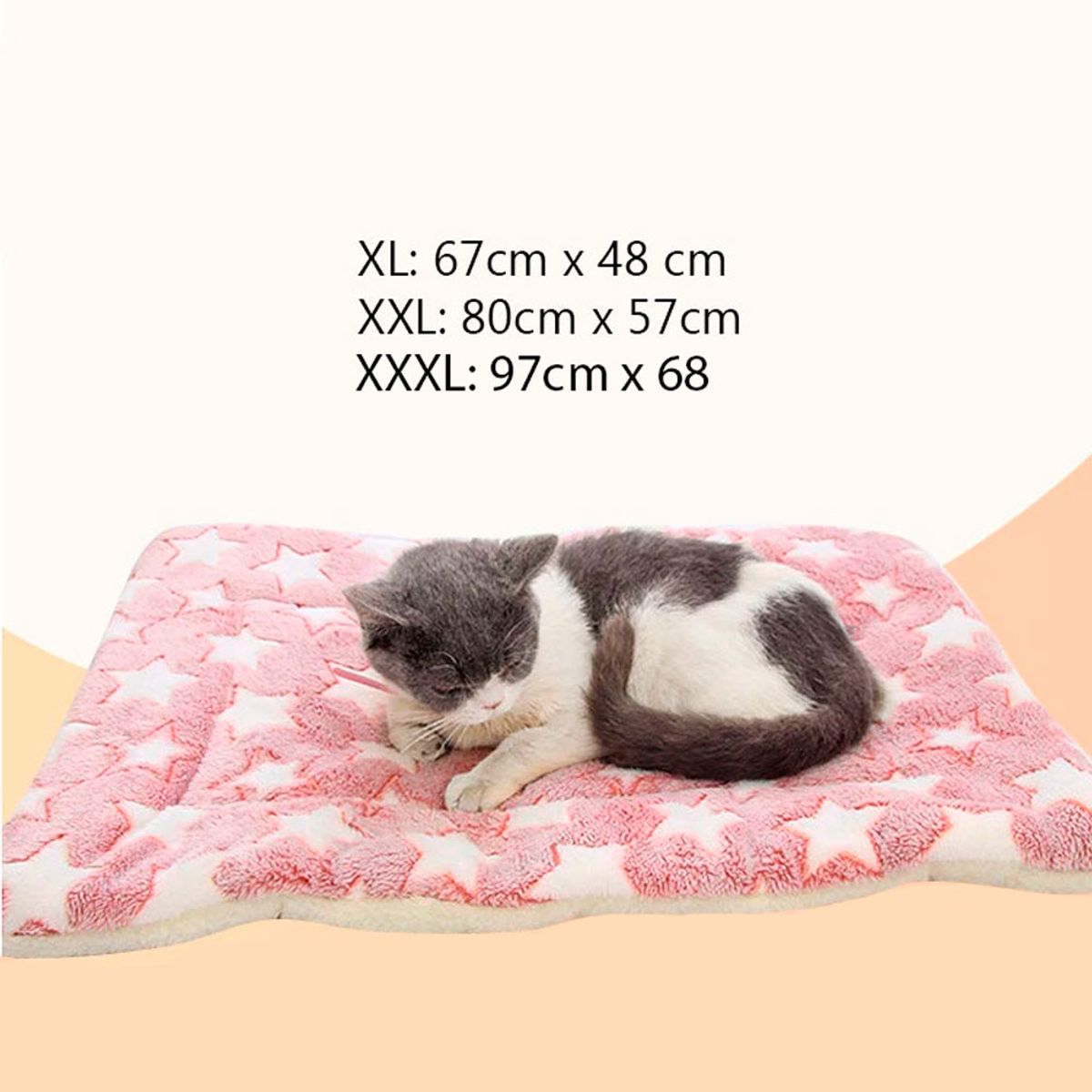 QUE PATAS PET SHOP - Manta Abrigadora Suave Rosada para Mascotas Talla XXL