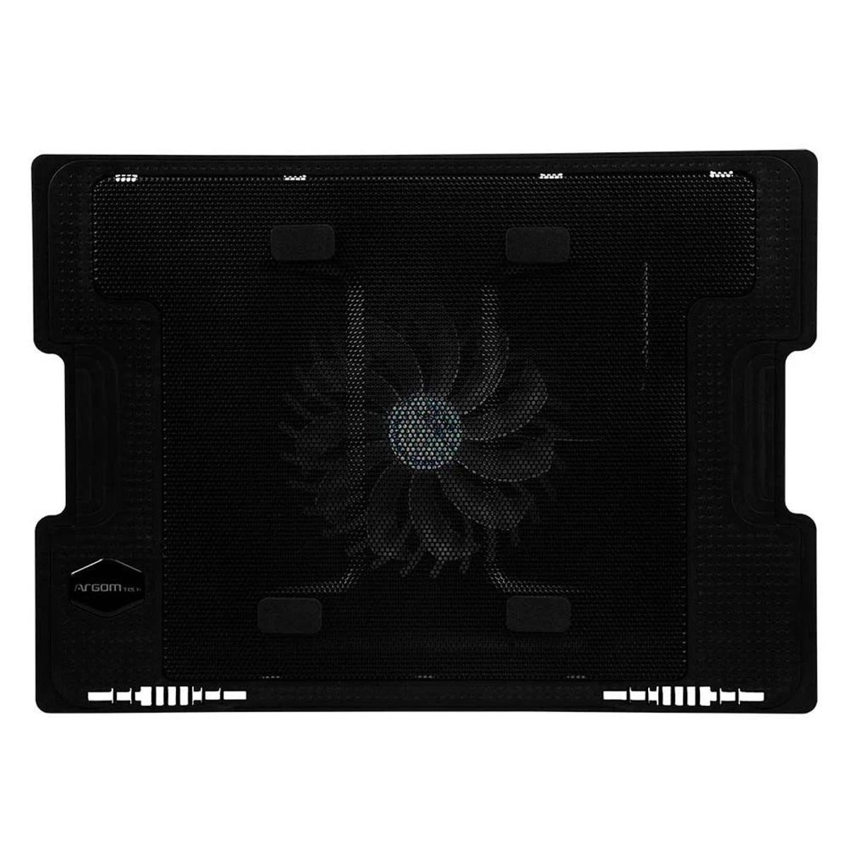 ARGOMTECH - Argom Cooler 17" Hub 2 Puertos USB Laptop 1400RPM 15 dBA - ARG-CF-1594