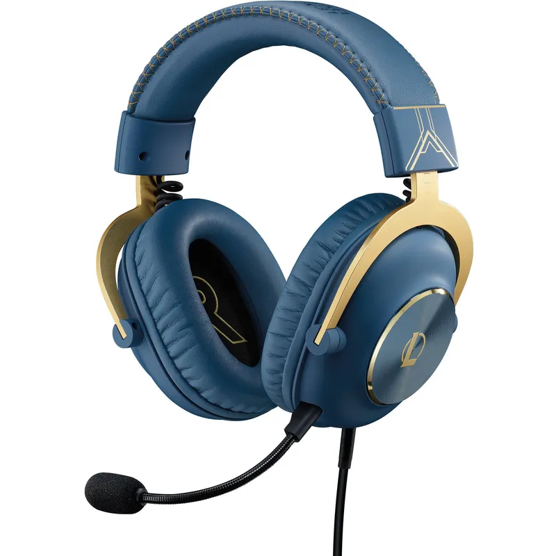 LOGITECH - Logitech Auriculares G Pro X LOL Gamer Blue VOCE DTS 7.1 - 981-001105