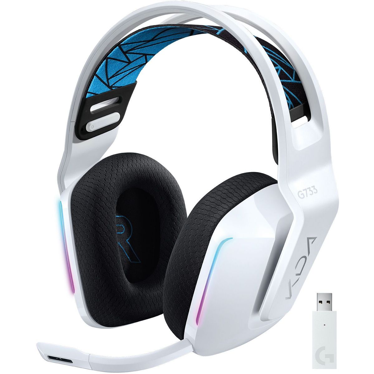 LOGITECH - Logitech Auriculares Gamer G733 KDA Inalámbrico RGB Micro 981-000989