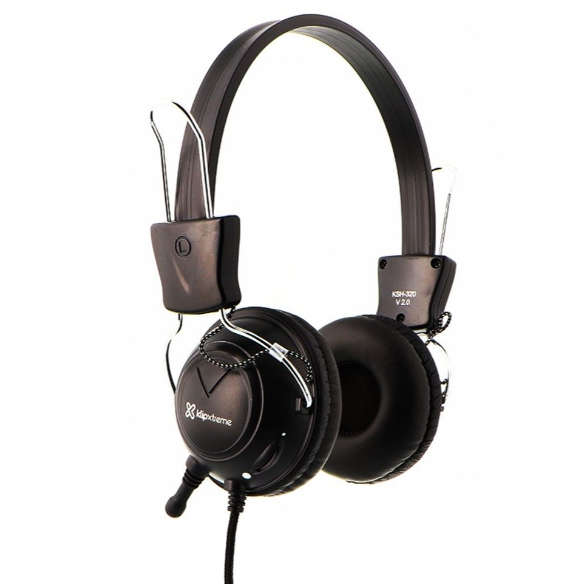 KLIPXTREME - Auriculares Klip Xtreme Estéreo con Micrófono Tamaño Completo KSH-320