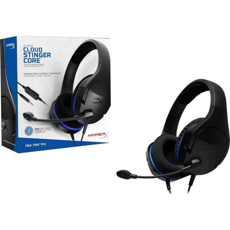 HYPERX - Kingston Hyperx Cloud Stinger Core PS4 PS5 Headset - HX-HSCSC-BK