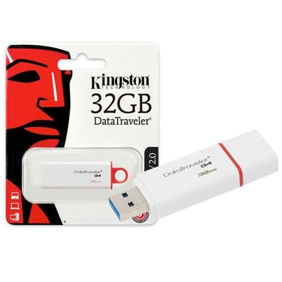 KINGSTON - Kingston DataTraveler G4 32 GB Unidad Flash USB 3.0 - DTIG4/32GB