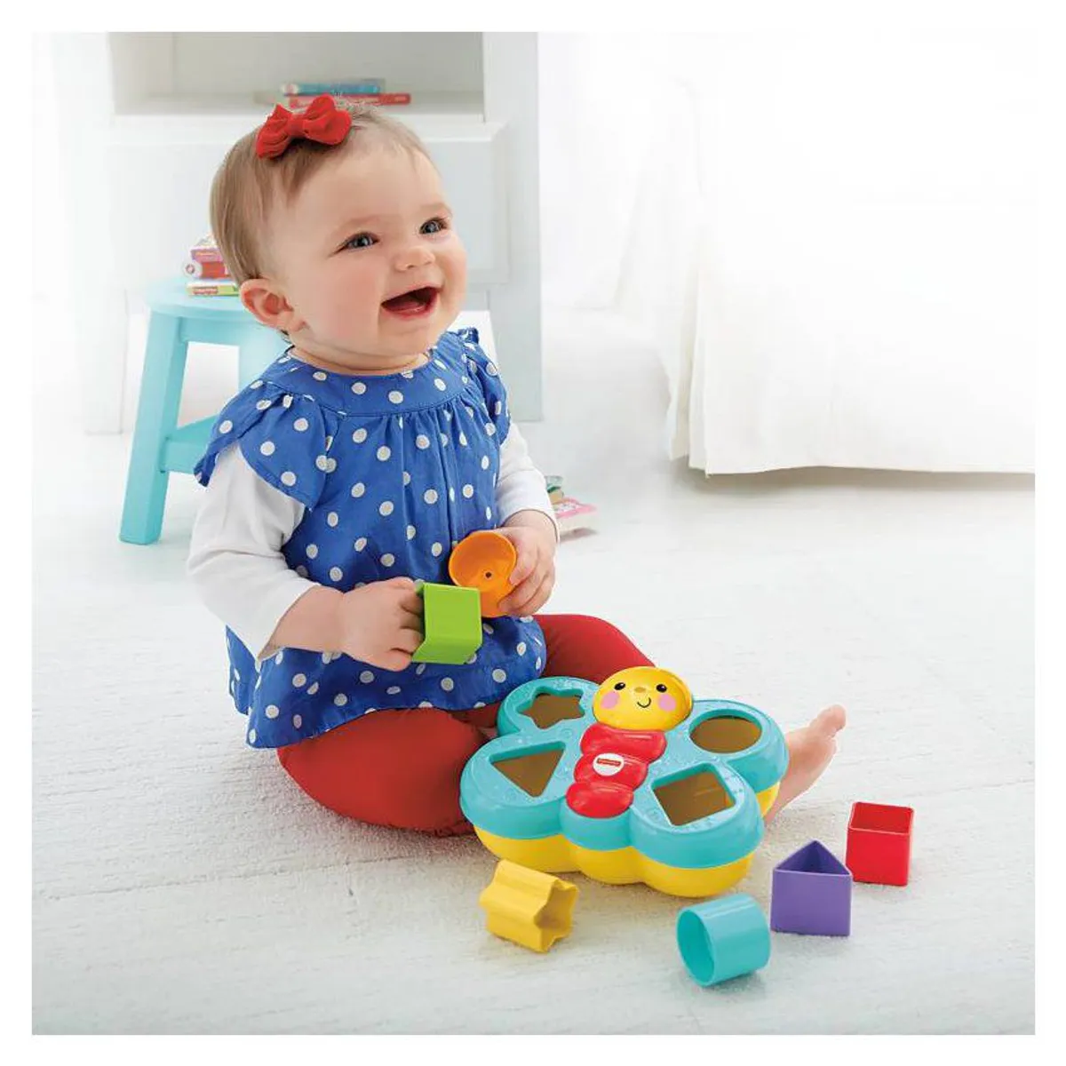 FISHER PRICE - Fisher-price juguete para bebés mariposa bloques divertidos