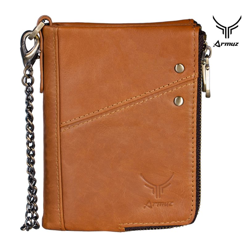 ARMUZ - Billetera de Cuero Genuino con RFID