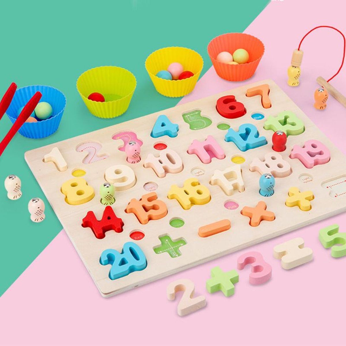 GENERICO - Juego Didático Pesca Digital Multifuncional