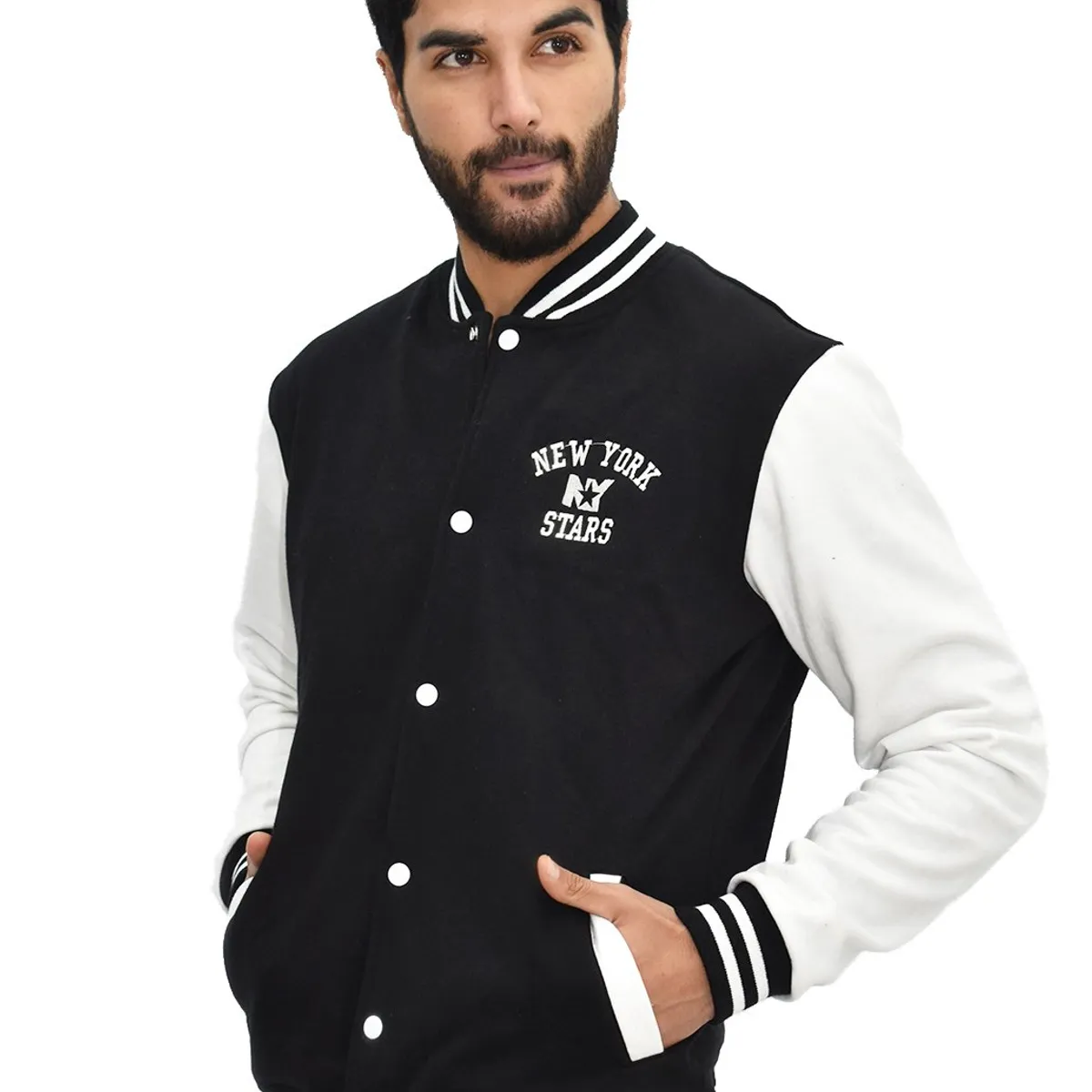 NEW YORK STARS - Casaca Hombre Beisbol - Negro - New York Stars NY