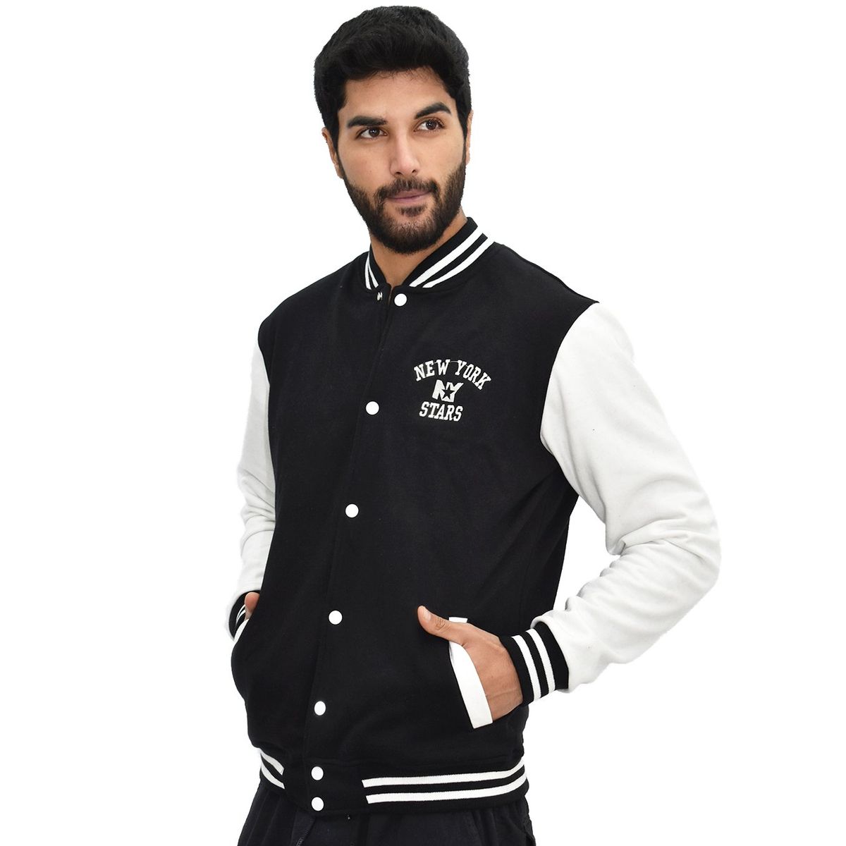 NEW YORK STARS - Casaca Hombre Beisbol - Negro - New York Stars NY