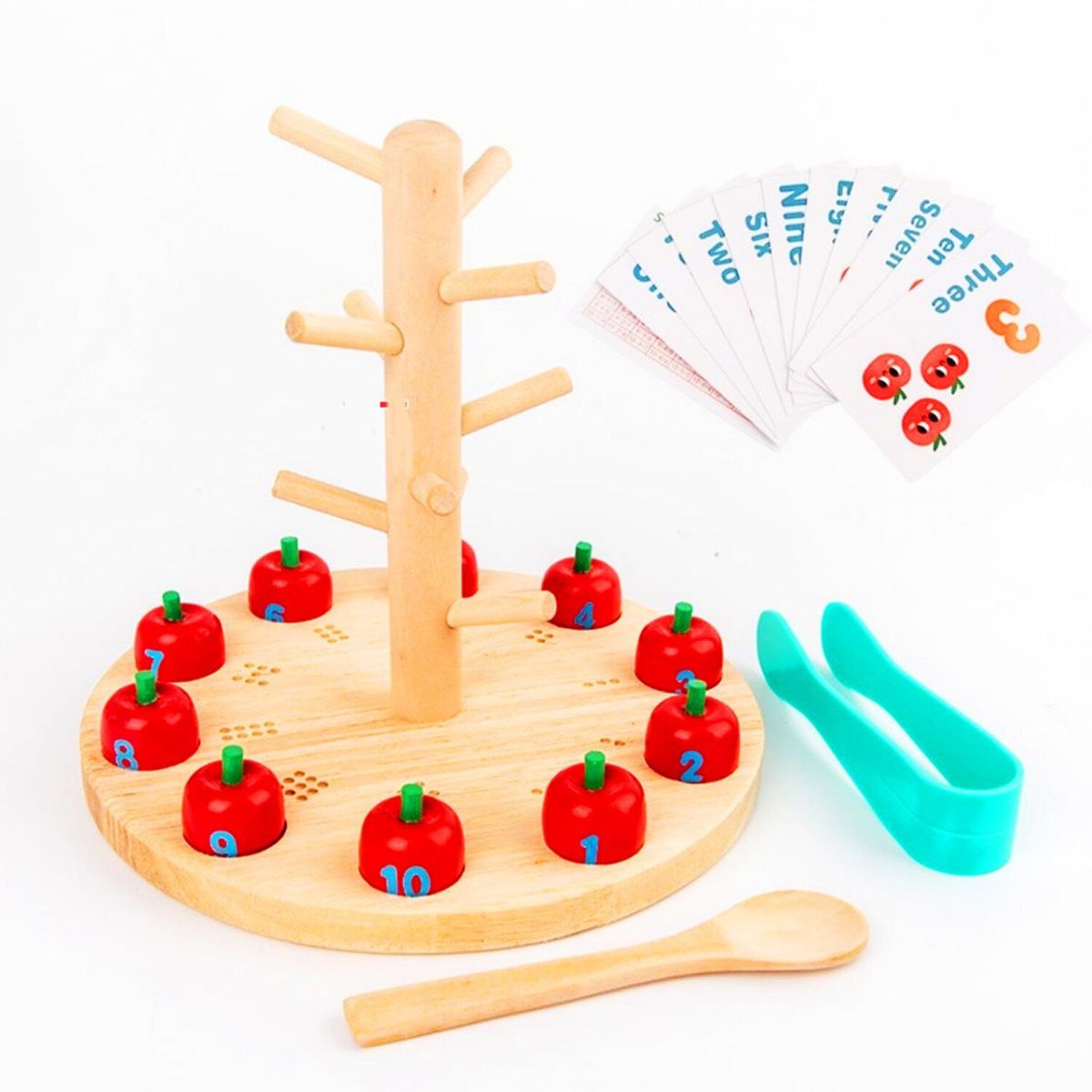GENERICO - Juego Didáctico Digital Árbol de Manzana Matemático QQ-5059