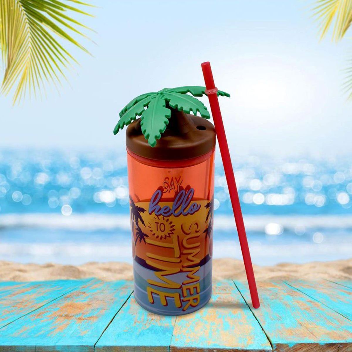 GENERICO - Vaso Tomatodo Hawai Anaranjado