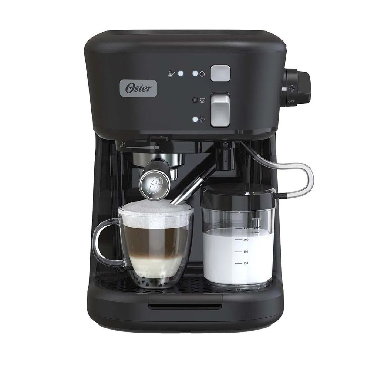 OSTER - Cafetera Espresso Capuccino BVSTEM5501B 15 bares