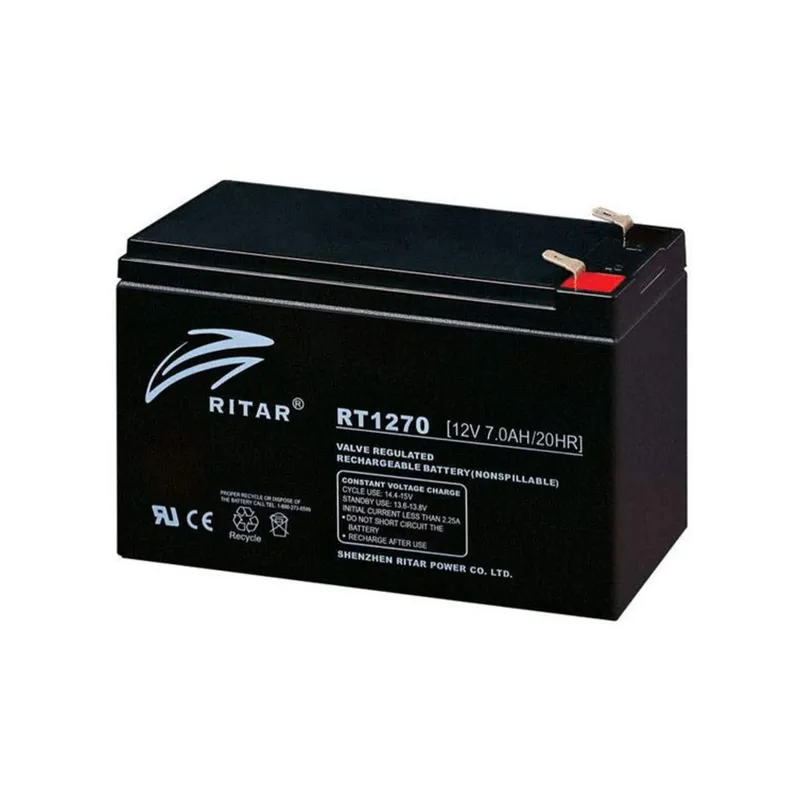 GENERICO - Bateria 12V 7AH RITAR RT-1270
