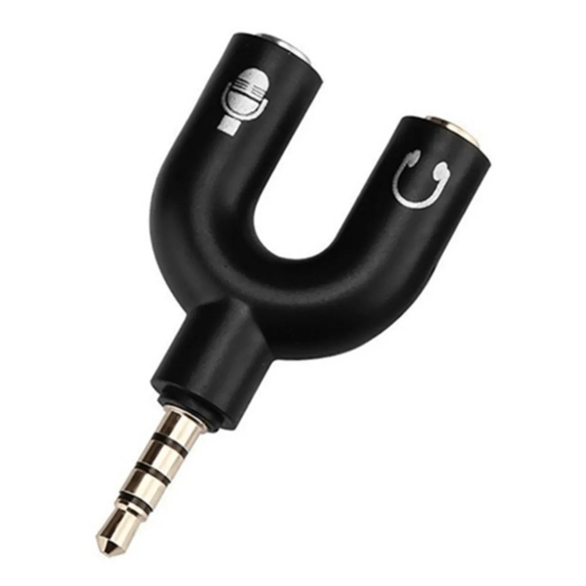 GENERICO - Adaptador de Plug 3.5mm a 2 Jack Tipo y YE Micro Audio