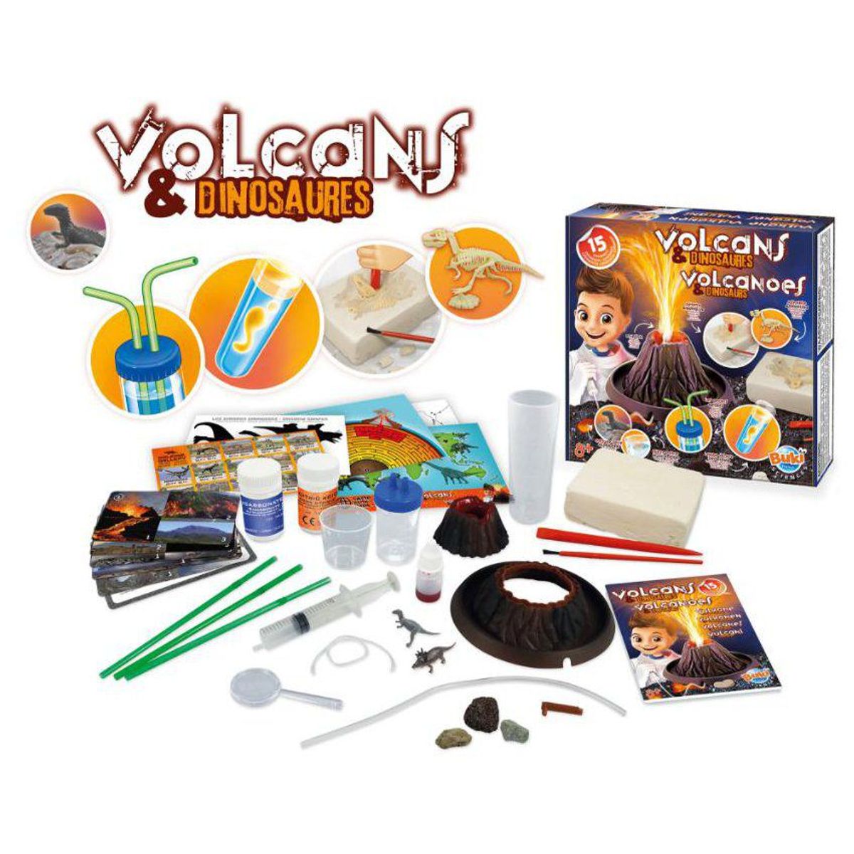 GENERICO - Volcanes y dinosaurios  experimentos cientificos