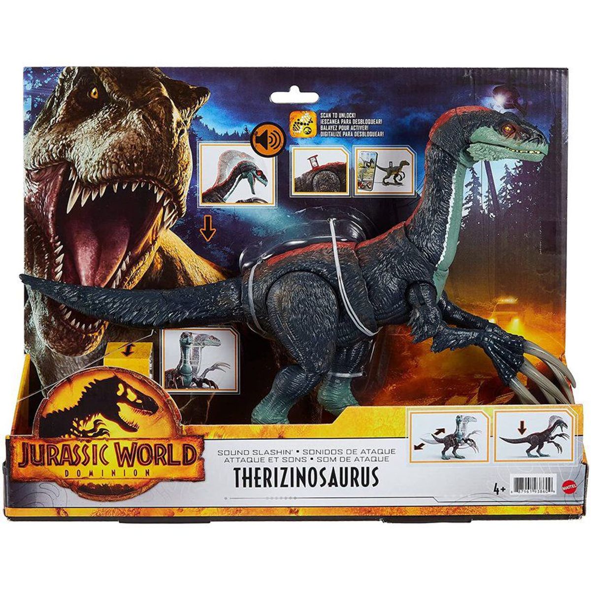 JURASSIC WORLD - Jurassic world sonidos ataque therizinosaurus