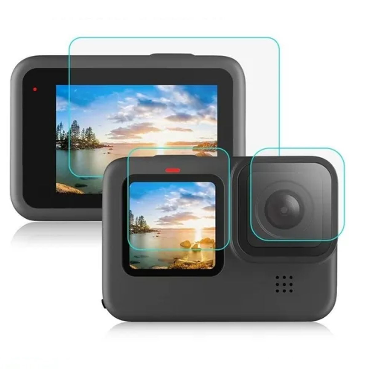 GOPRO - Vidrio templado para Gopro Hero 12 11 10  9