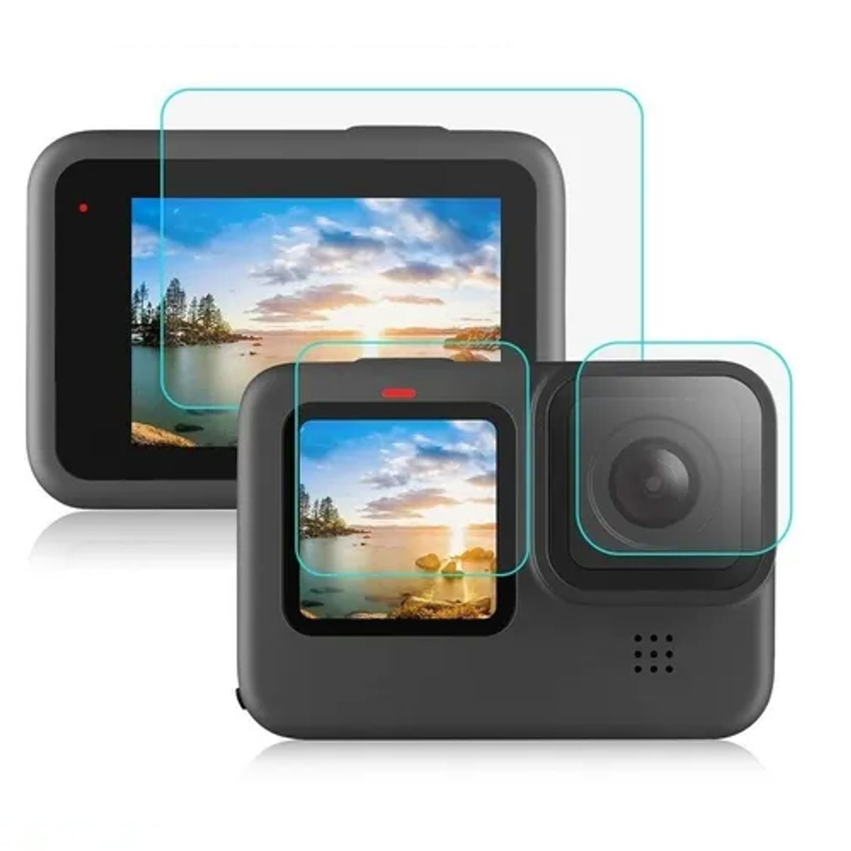 GOPRO - Vidrio templado para Gopro Hero 12 11 10  9