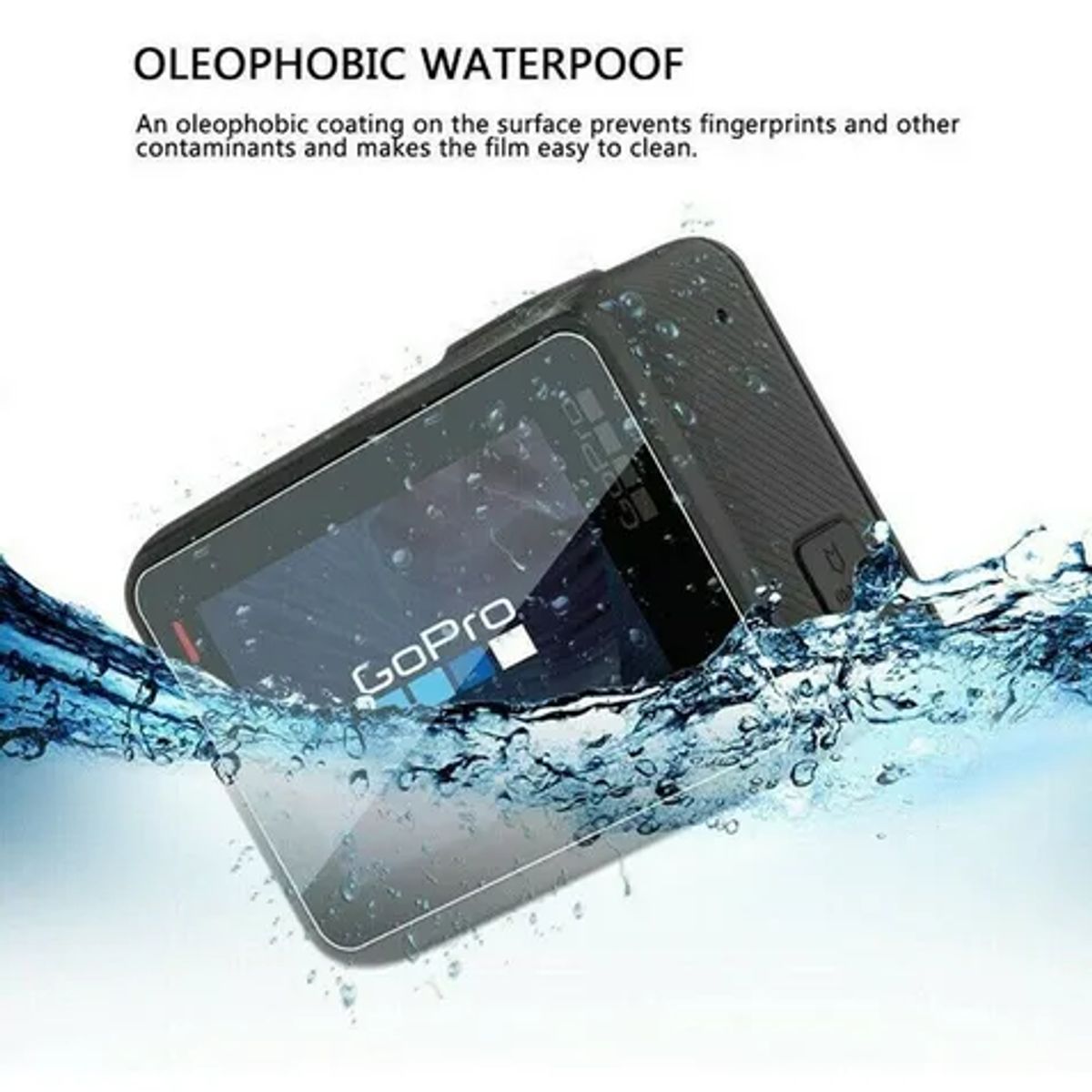 GOPRO - Vidrio templado para Gopro Hero 12 11 10  9