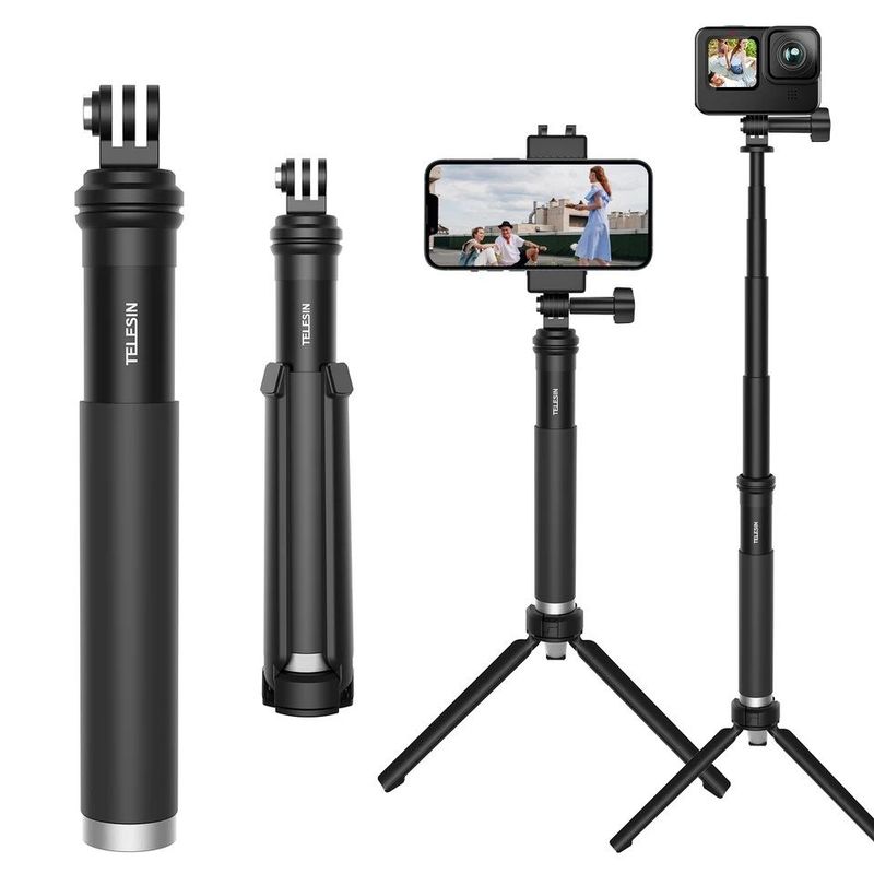 GOPRO - Monopod trípode de aluminio para GoPro y Celulares