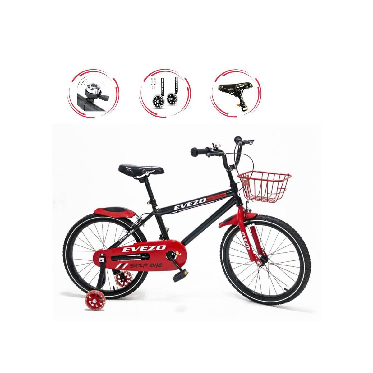 EVEZO - Bicicleta Montañera Aro 20 para Niños «BYCLE»