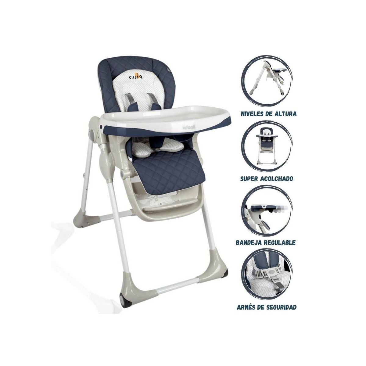 INFANTI - Silla Graduable INFANTI »HAPPY MEAL PRO» BLUE