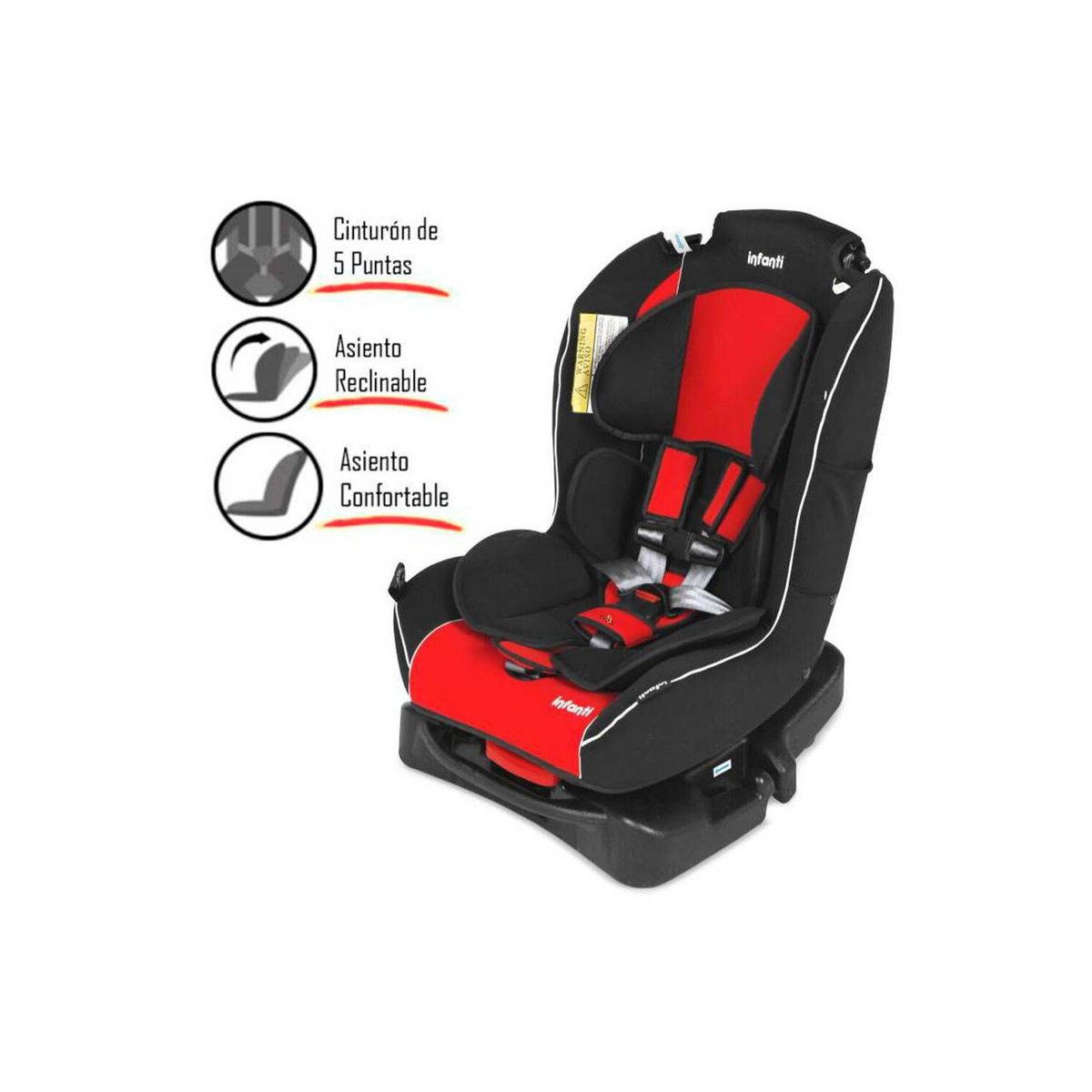INFANTI - Silla de Auto para Bebé »V2» Red
