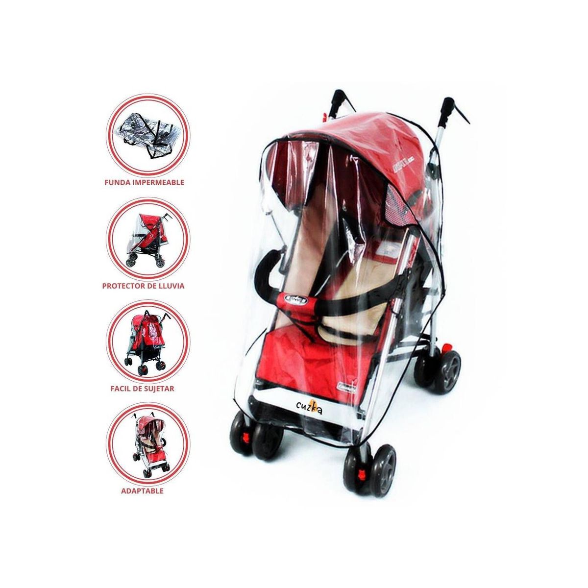 CUZKA - Protector de Coche para Bebé «TALU»