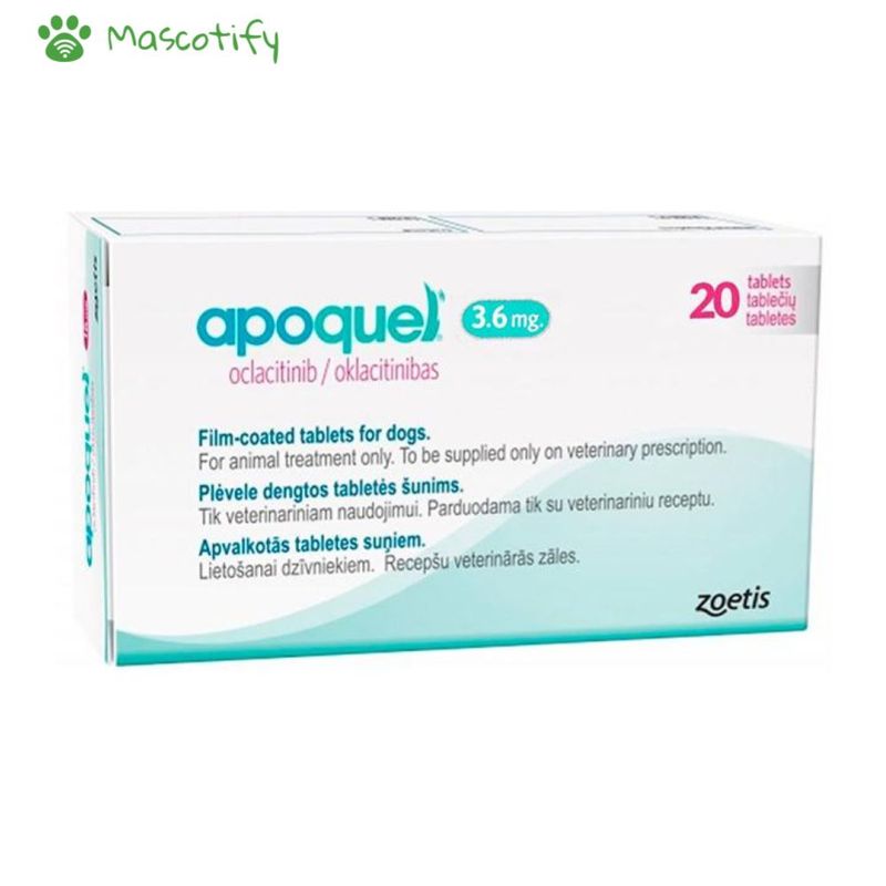 ZOETIS - Tratamiento Para Perros Con Alergias En La Piel Apoquel 3.6 Mg