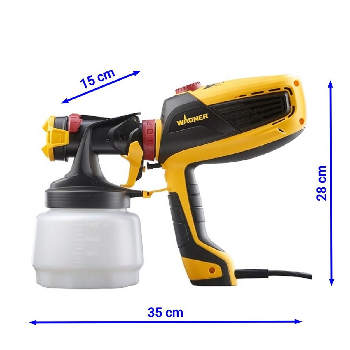 WAGNER - Combo Pistola para Pintar FLEXIO 3000 +  Pistola de Calor FURNO 300