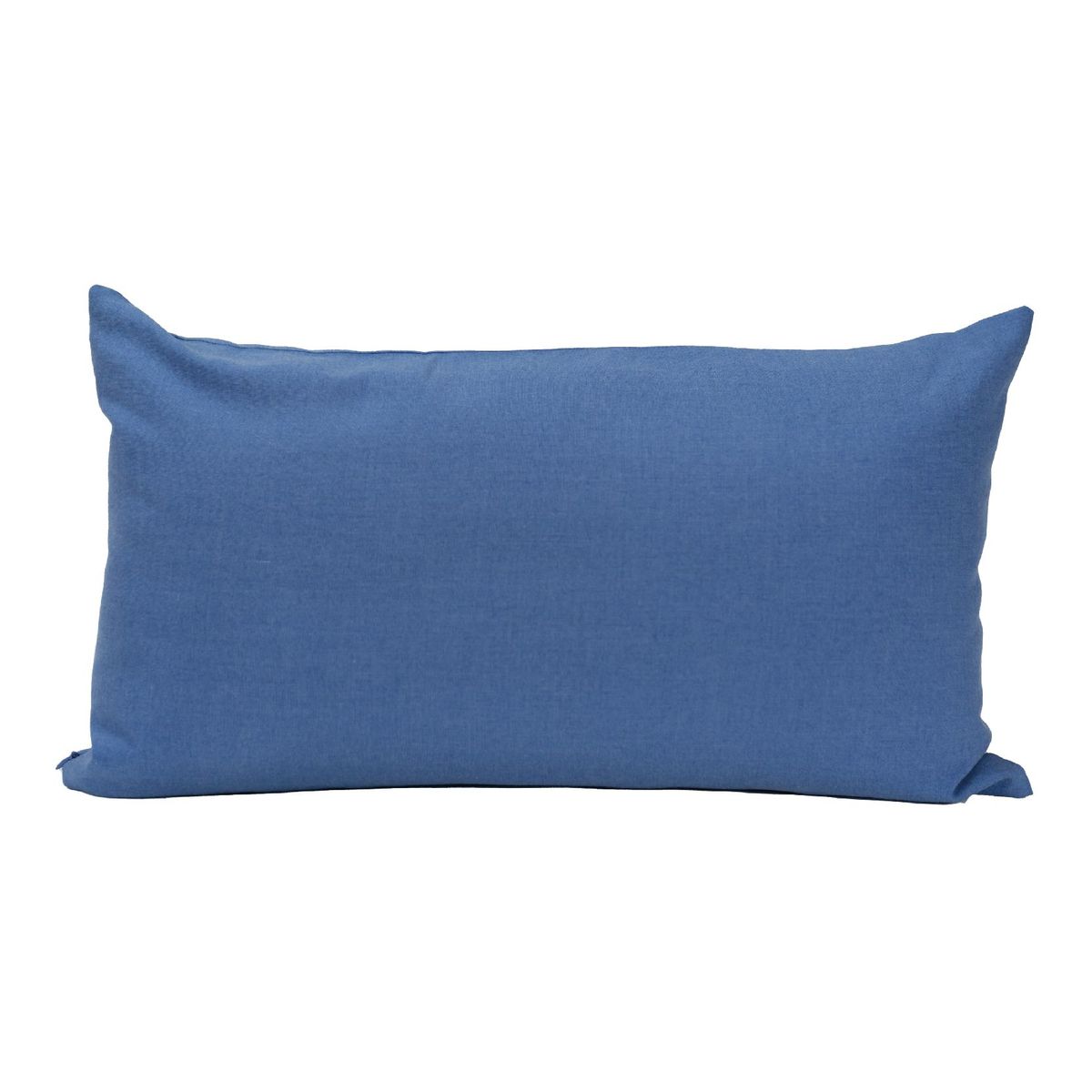 NIENNA HOME - Cojín Rectangular De Lino Color Azul Acero Con Relleno Incluido