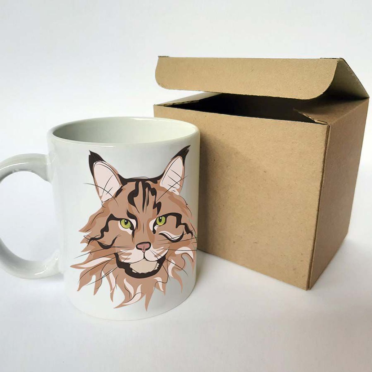 QALA DISEÑO - Taza 11 oz. Qala Diseño - Gato Melena