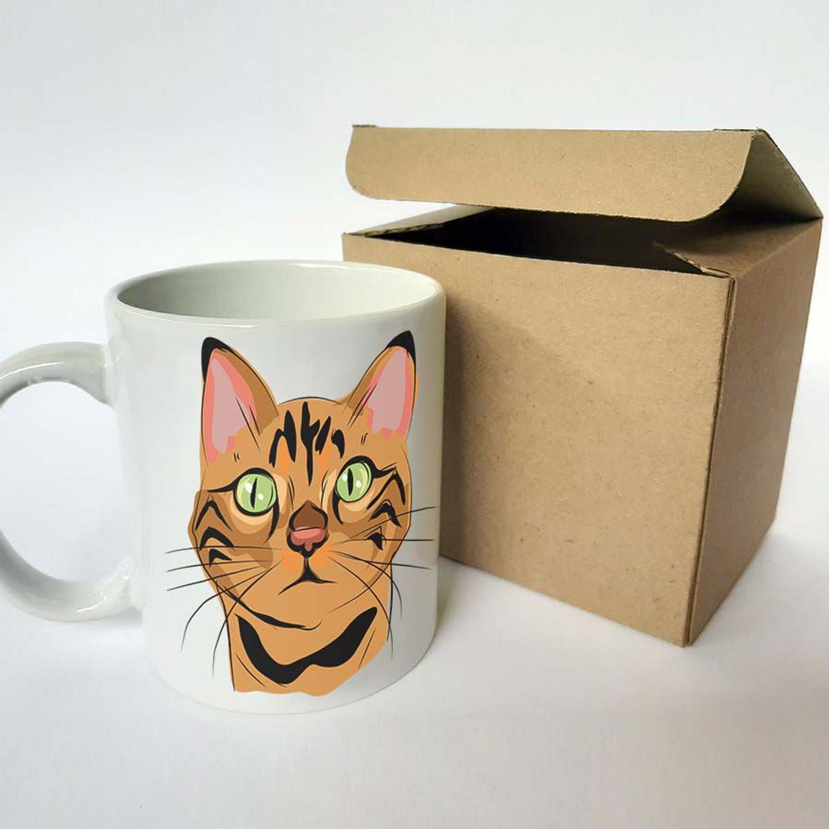 QALA DISEÑO - Taza 11 oz. Qala Diseño - Gato Atigrado