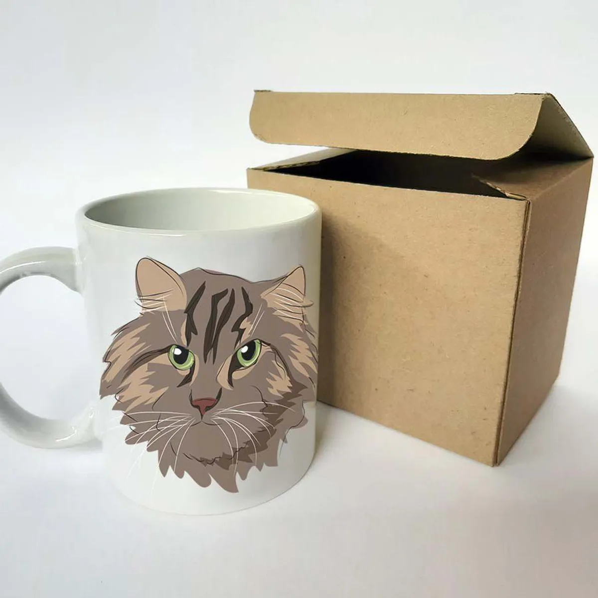 QALA DISEÑO - Taza 11 oz. Qala Diseño - Gato Peludo
