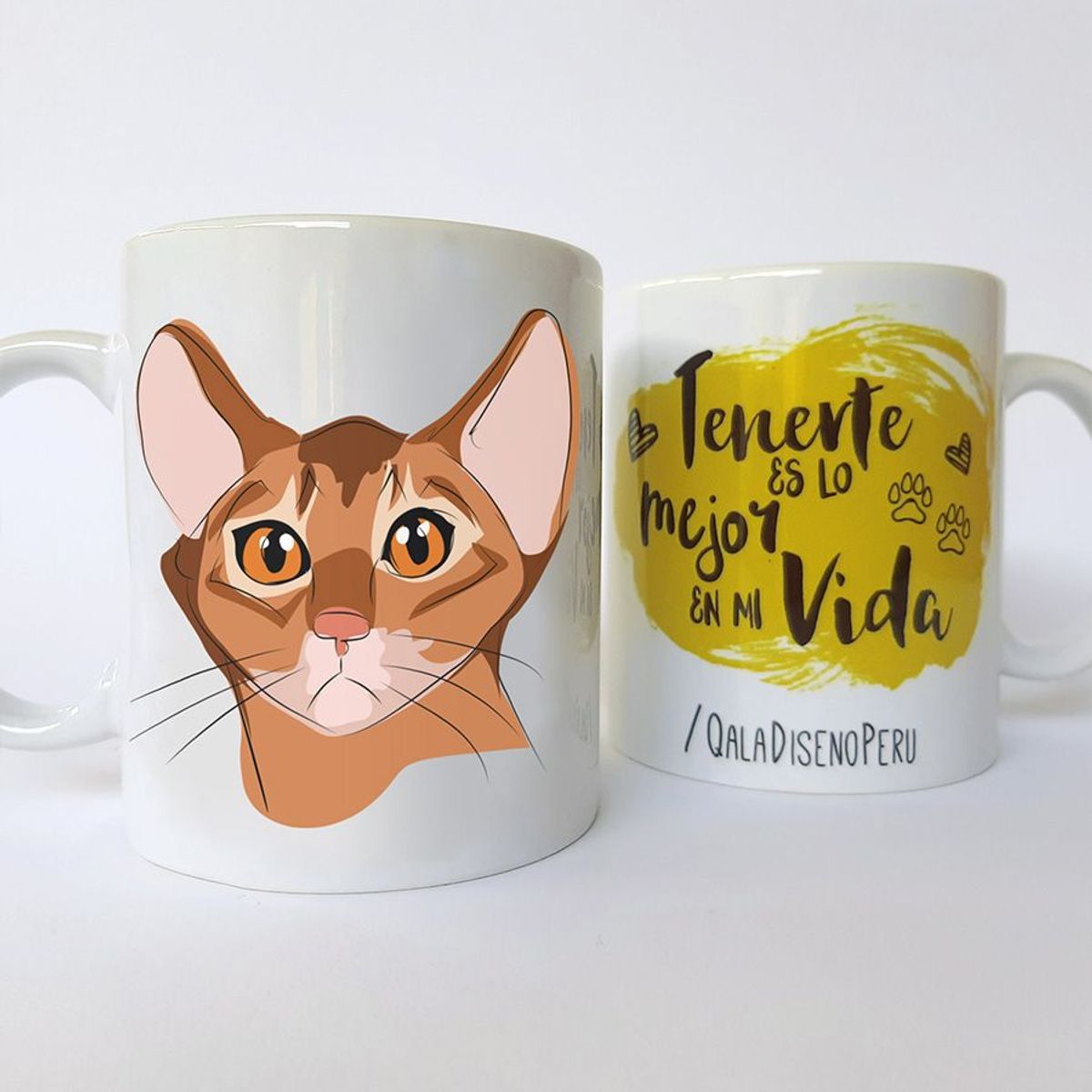 QALA DISEÑO - Taza 11 oz. Qala Diseño - Gato Orejón