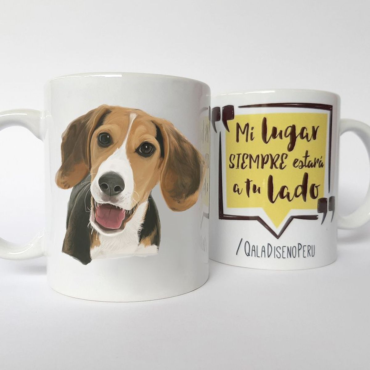 QALA DISEÑO - Taza 11 oz. Qala Diseño - Perro Beagle