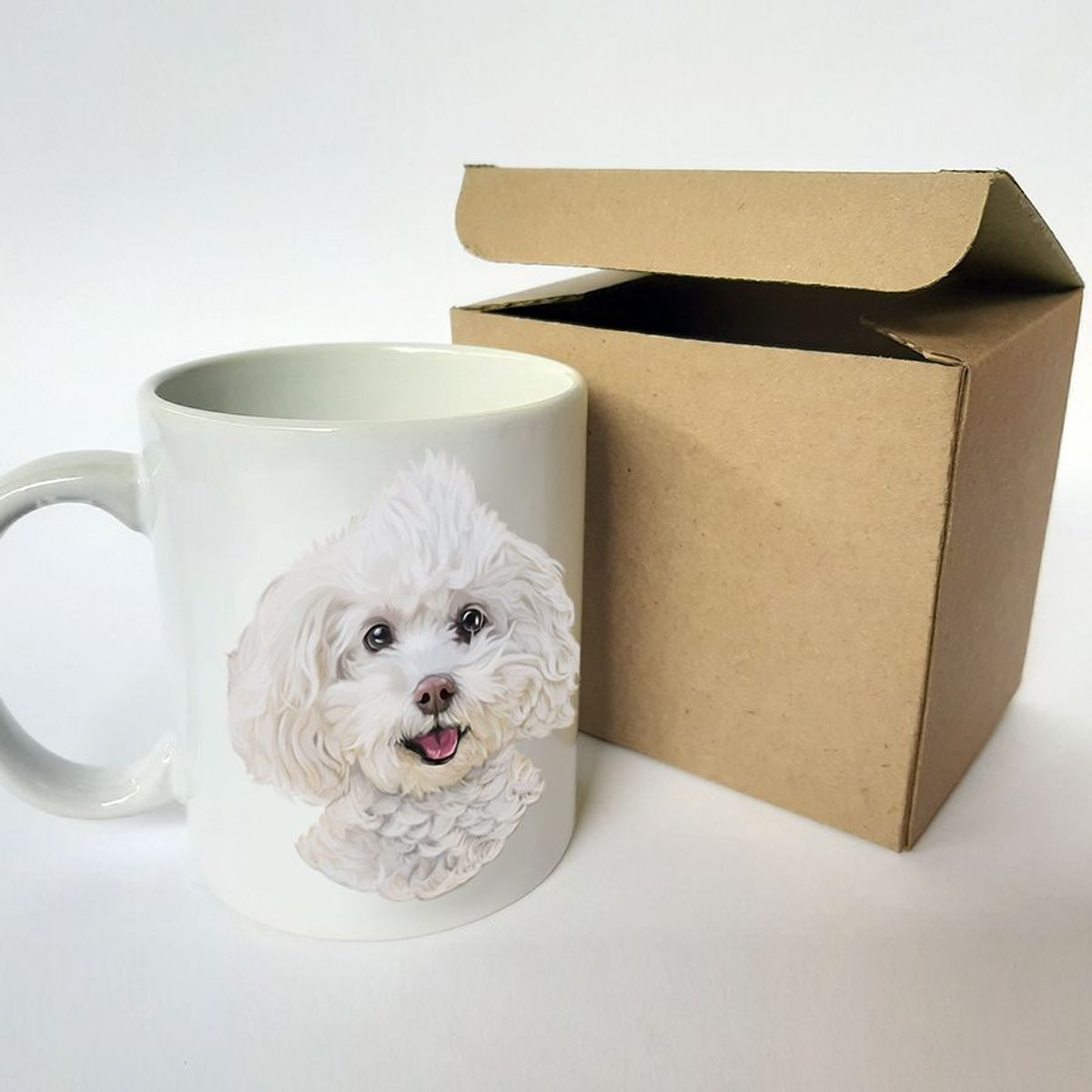 QALA DISEÑO - Taza 11 oz. Qala Diseño - Perro Bichón Frisé