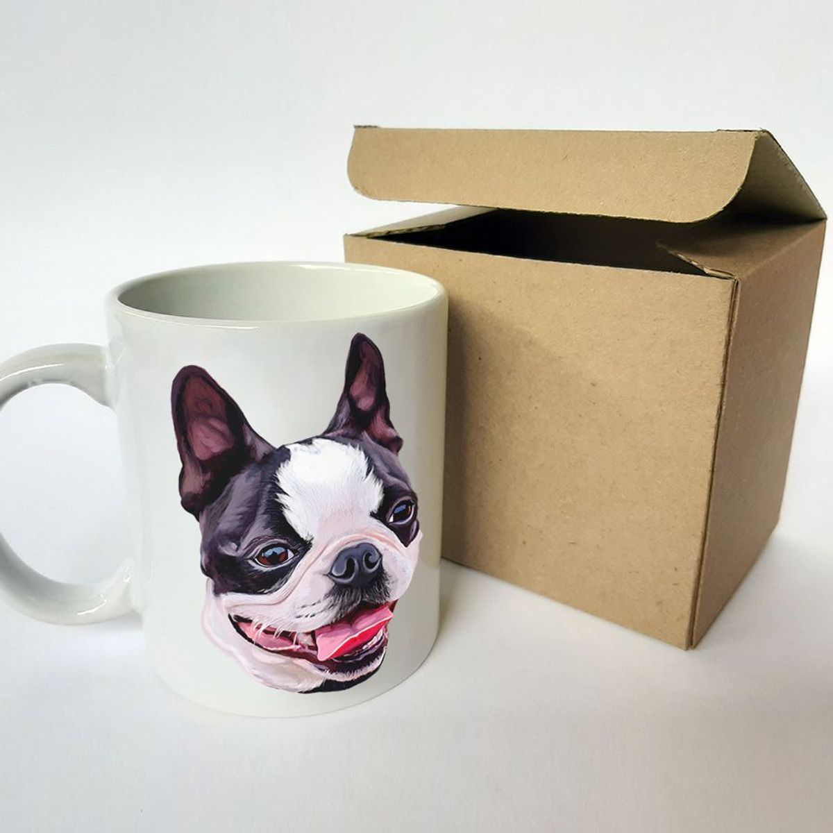 QALA DISEÑO - Taza 11 oz. Qala Diseño - Perro Boston Terrier