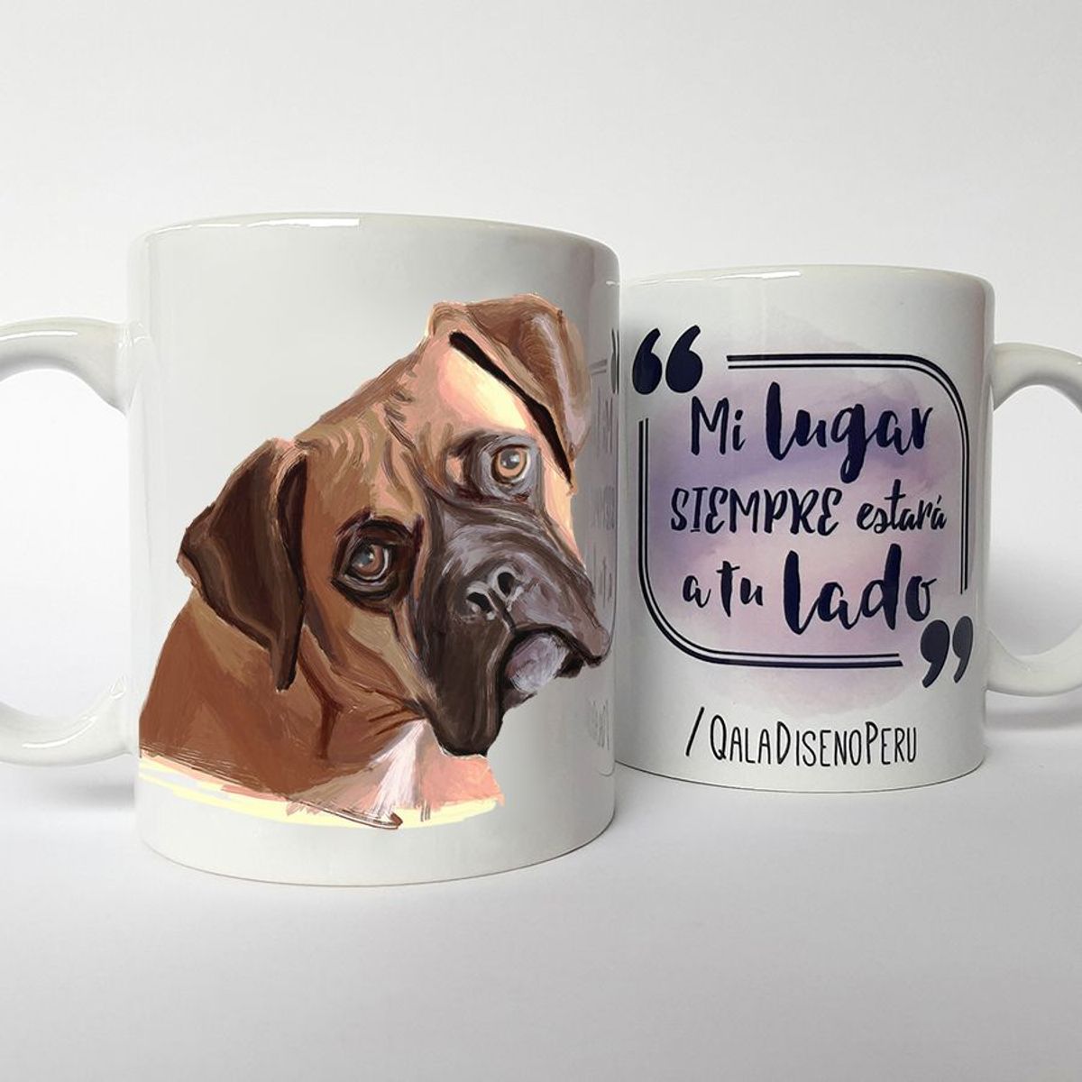 QALA DISEÑO - Taza 11 oz. Qala Diseño - Perro Bóxer