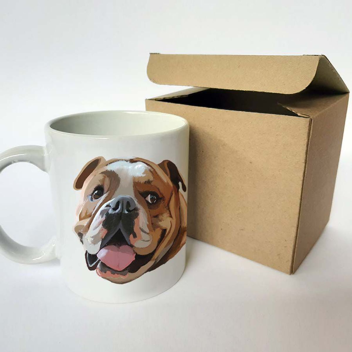 QALA DISEÑO - Taza 11 oz. Qala Diseño - Perro Bulldog Inglés